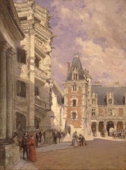Colin Campbell Cooper Stairway of Francis I at Blois
